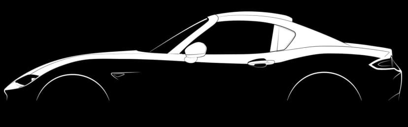 Mazda MX-5 RF top view